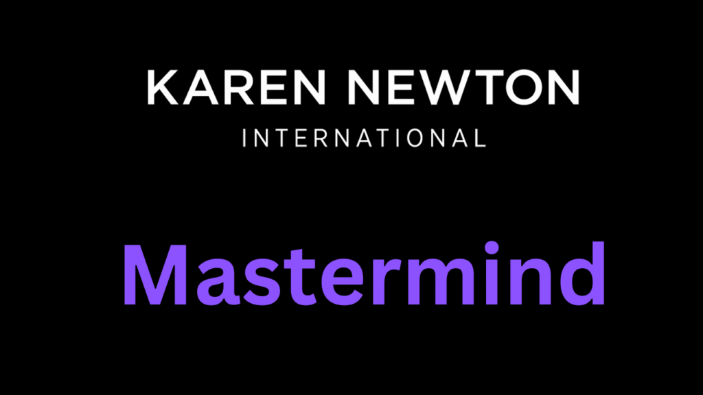 KNI Mastermind text based image with Karen Newton International logo